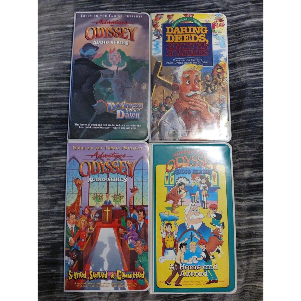 Adventures in Odyssey Audio Series Cassettes - Lot Of 4 Box Sets